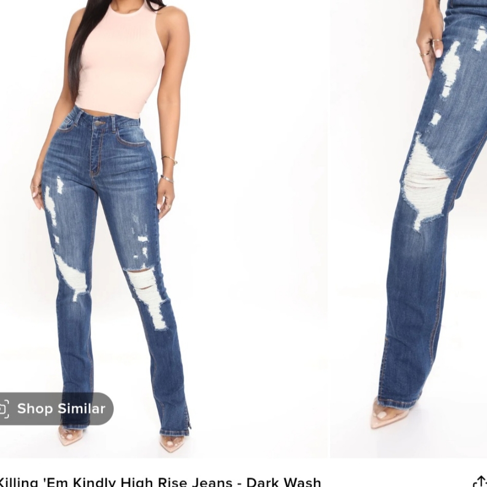 Killing em kindly high rise jeans